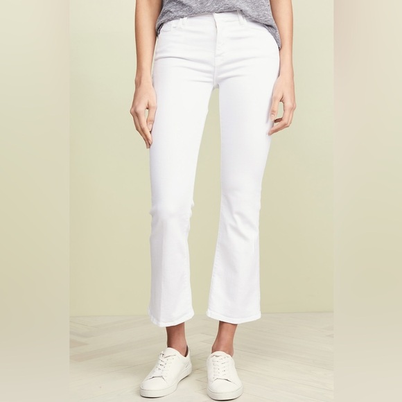 Frame Le Crop Mini Boot White Size 26 - Picture 1 of 8